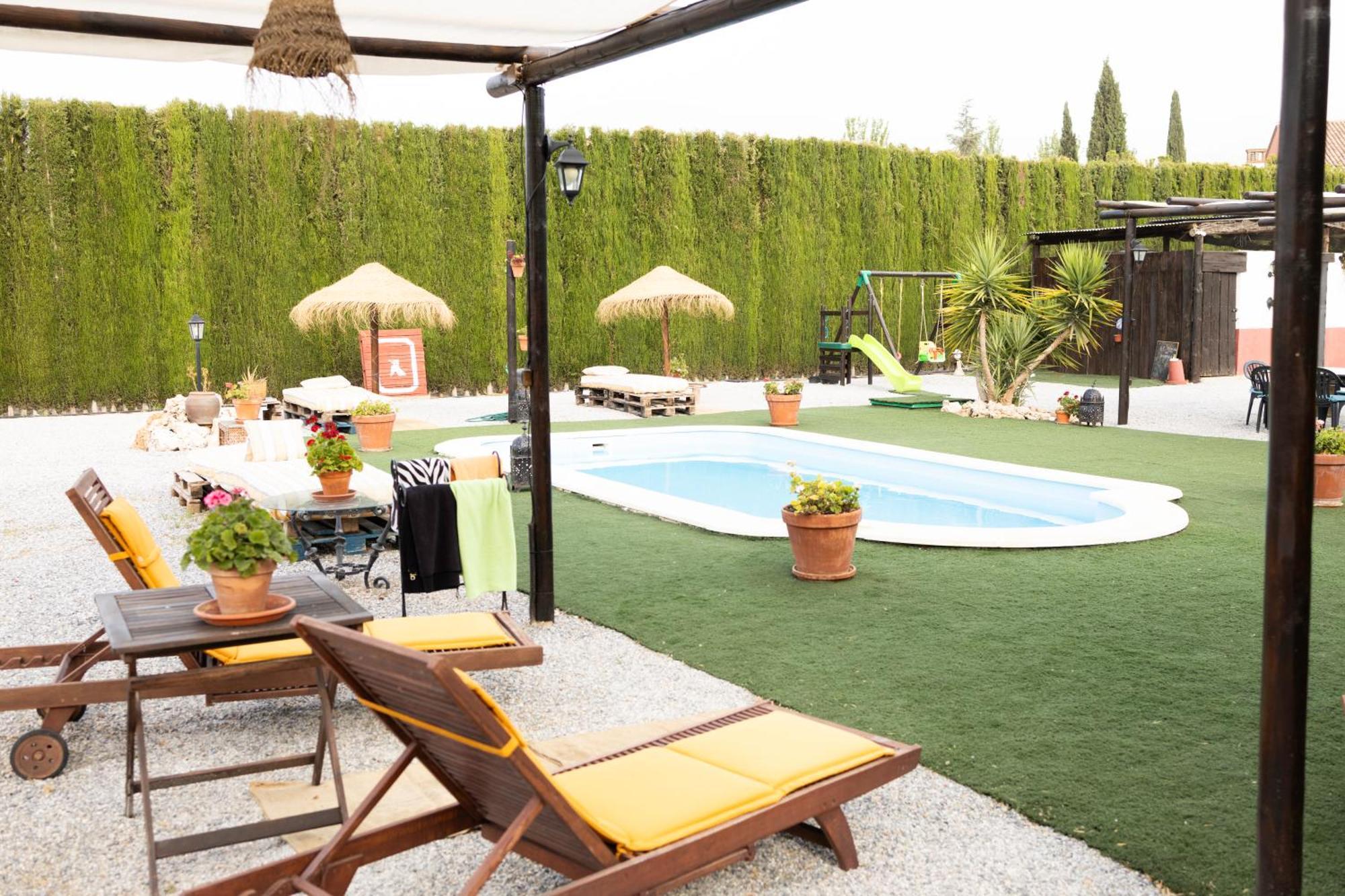 La Cuadra, Finca A Los Pies De Sierra Nevada, A 10 Minutos Del Centro, Piscina, Jardin, Barbacoa ラ・スビア エクステリア 写真